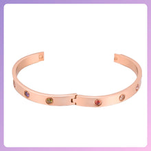 Load image into Gallery viewer, Rose Gold Princess Bangle
