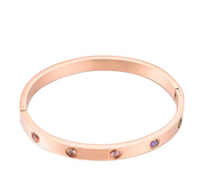 Load image into Gallery viewer, Rose Gold Princess Bangle
